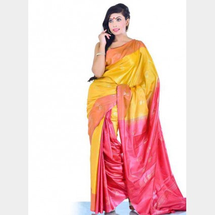Silk Katan Sharee from Tangail with blouse piece